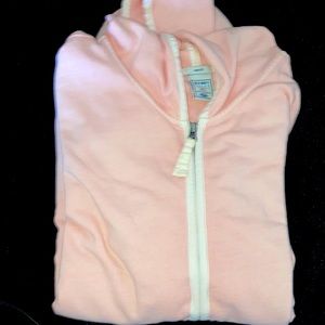 Never worn Women’s pink sweat top material jacket